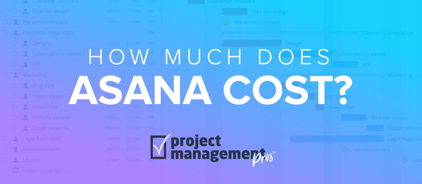 Asana pricing How much does Asana cost? » Project Management Pros™