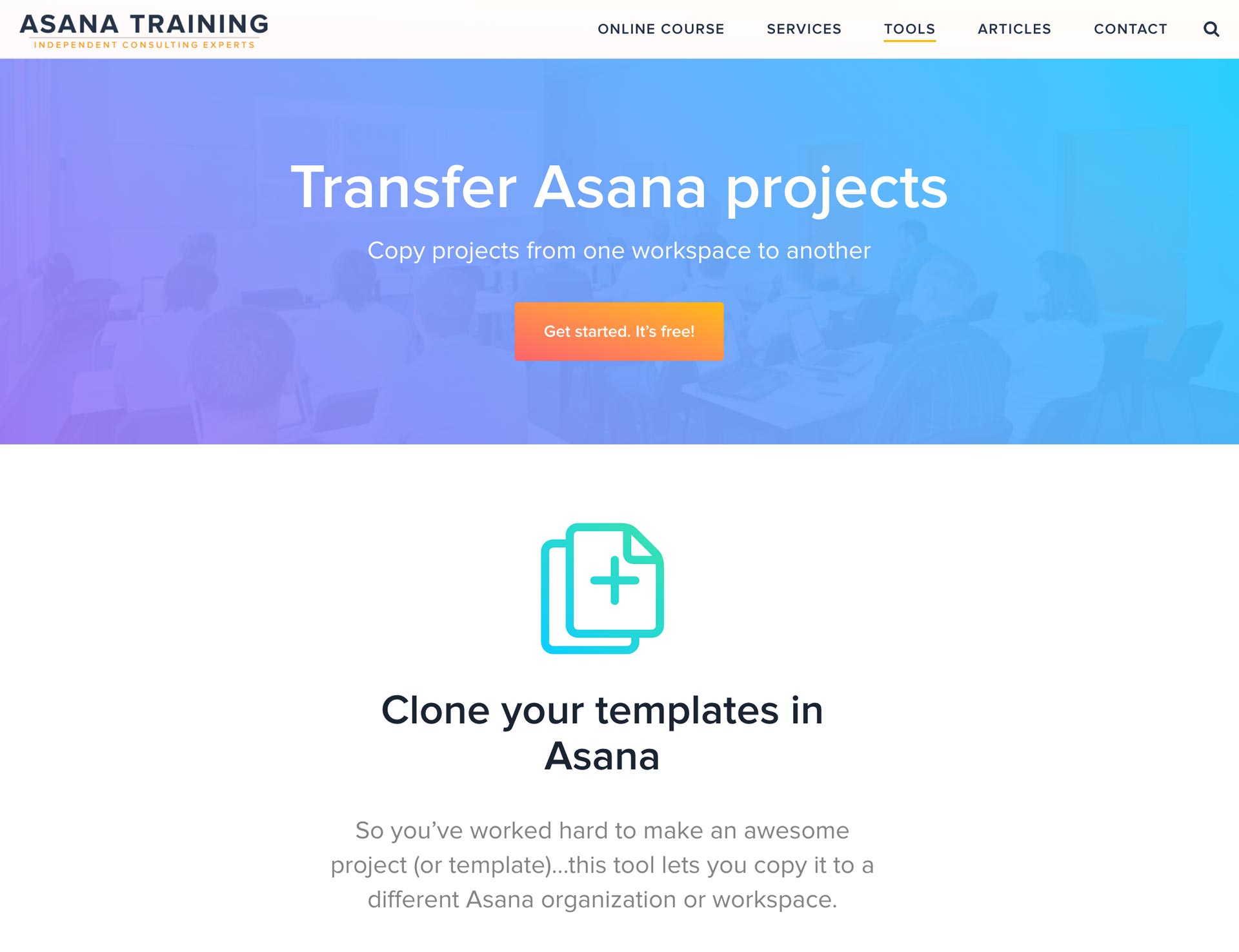 Transfer Asana Projects
